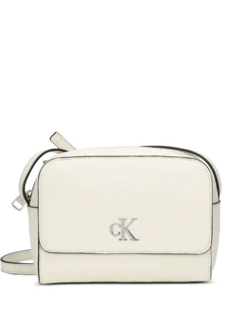 Calvin Klein logo-plaque crossbody bag Neutrals K60K612234YBJ