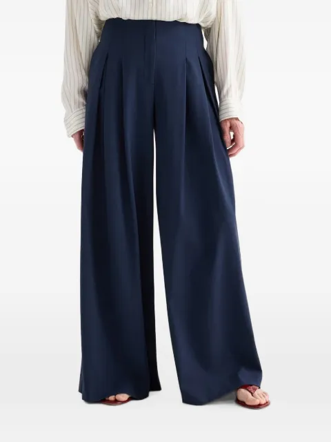 TWP pleated palazzo pants Blue 21648W807