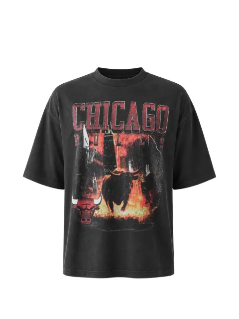 NEW ERA CAP Chicago Bulls graphic-print T-shirt Grey 60684355