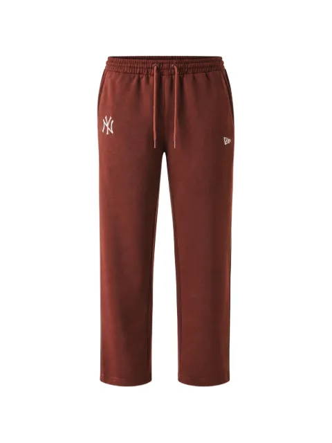 NEW ERA CAP New York Yankees MLB logo-embroidered track pants Brown 60684261