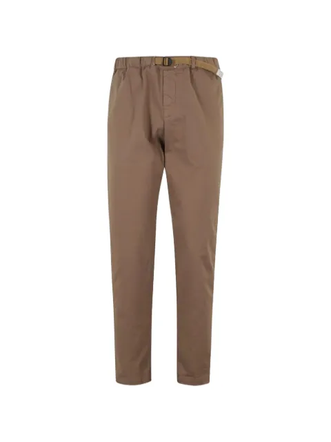 White Sand belted elasticated-waistband trousers Brown 25WSU660581