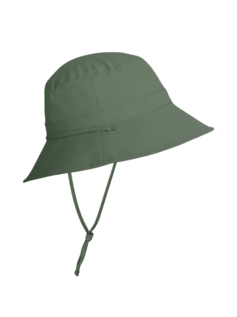LAMUNT Martha drawstring-fastening topstitched bucket hat Green 8550180