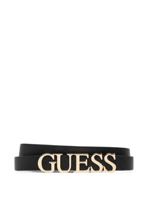 GUESS USA Lefia logo-plaque belt Black BW9257P5320
