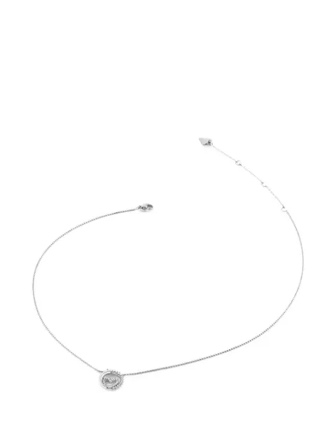 GUESS USA Iconique crystal-embellished necklace Silver JUBN05526JW