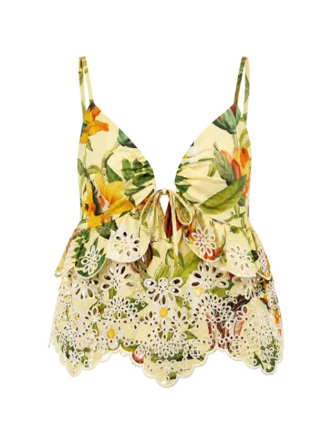 FARM Rio ruffled blouse Yellow 355389