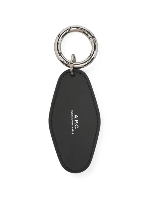 A.P.C. Diamant logo-print keyring Black PXAWVH63667