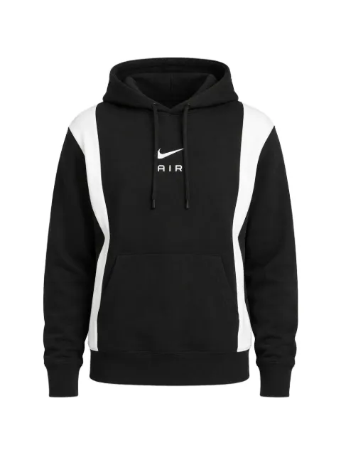 Nike Air logo-print hoodie Black FN7691