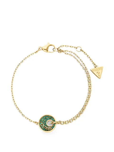 GUESS USA pavé-set pendant bracelet Gold JUBB05227JW