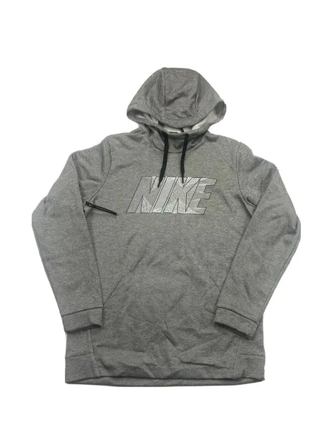Nike logo-print drawstring hoodie Grey BV2755