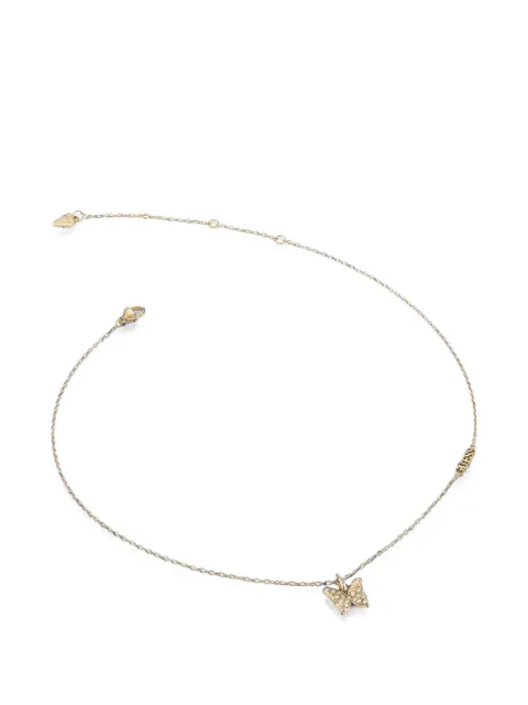 GUESS USA Chrysalis pavé butterfly necklace Gold JUBN04107JW