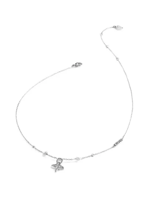 GUESS USA star-pendant necklace Silver JUBN03329JW