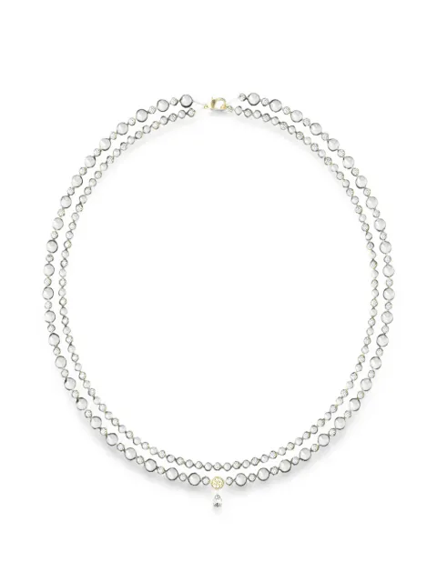 GUESS USA Tiny Pearly pearl crystal-embellished necklace Gold JUBN05576JW