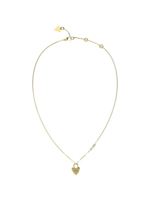 GUESS USA heart-lock necklace Gold JUBN04210JW