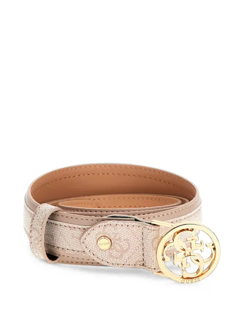 GUESS USA Kerima Monogram-print belt Neutrals BW9149P4330