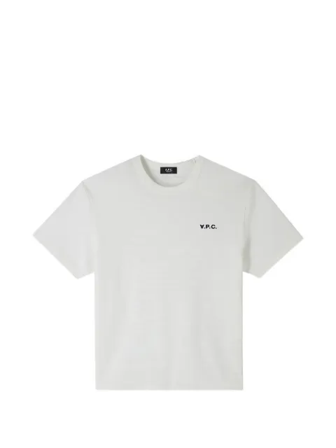 A.P.C. V.P.C. logo-print T-shirt White BOXYPETITVPC
