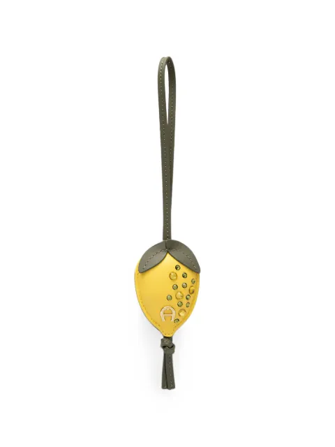 AIGNER lemon-motif embellished bag charm Yellow 160023