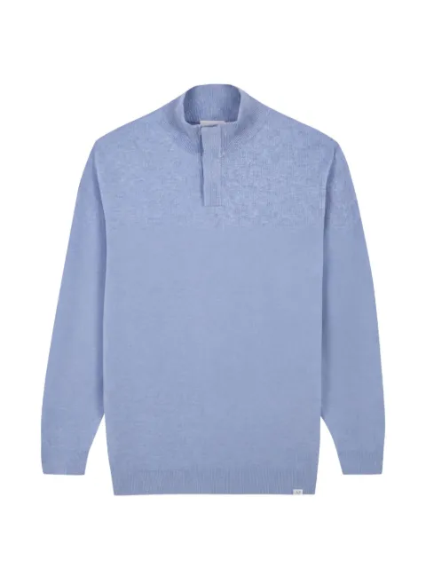 NOWADAYS button-fastening high-neck sweater Blue NAM0202D1