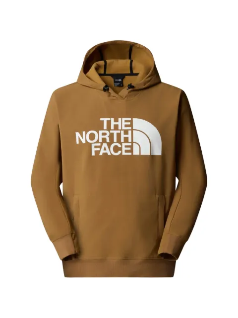 The North Face Tekno logo-print hoodie Brown NF0A82V6