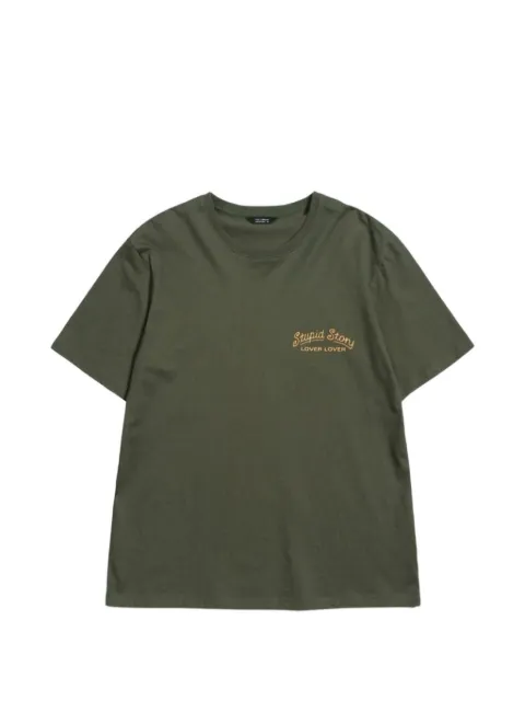 Tee Library tiger-print T-shirt Green CH703BTFR