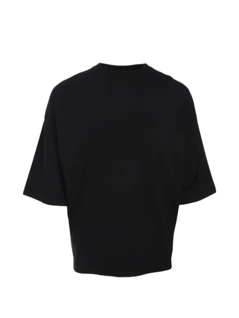 Tee Library oversized crew-neck T-shirt Black TLCO006BK