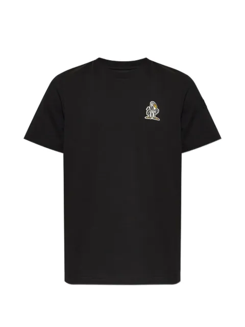 Moncler logo-patch T-shirt Black L20918C0007189AUG