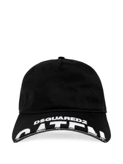 DSQUARED2 logo baseball cap Black BCM101205C00001