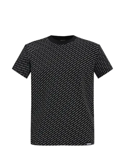 DSQUARED2 logo-pattern T-shirt Black D9M2063900