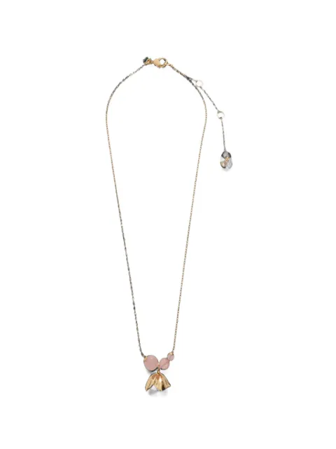 Kate Spade Gilded Garden beaded floral-pendant necklace Gold KP7010