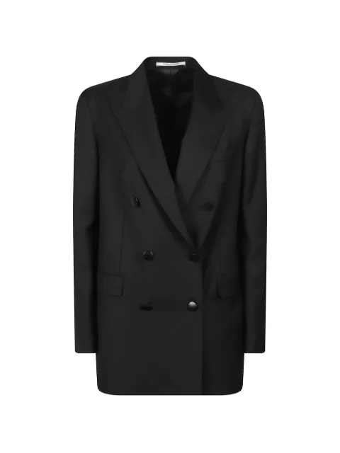 Tagliatore double-breasted peak-lapels blazer Black JJASMINE10B070001U