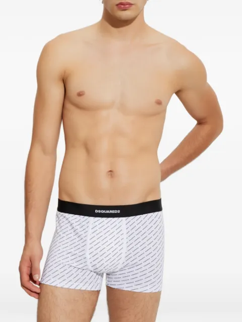 DSQUARED2 monogram-print boxers White D9LDC6390