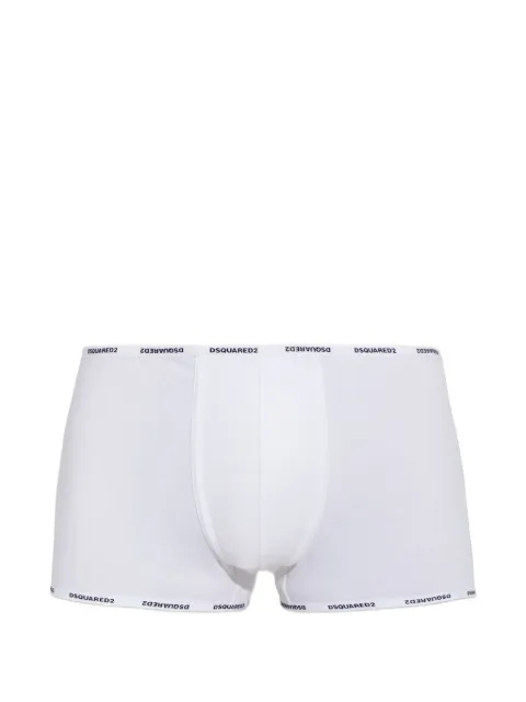 DSQUARED2 cotton boxers with logo White D9LD864400