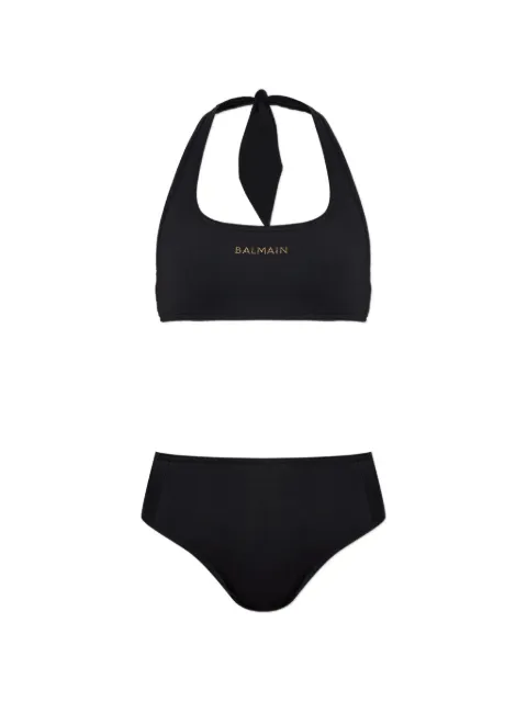 Balmain logo-embellished bikini Black BKBS826500