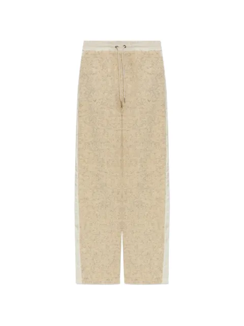 Moncler bouclé-knit wide-leg trousers Neutrals L20938H0001089BI4