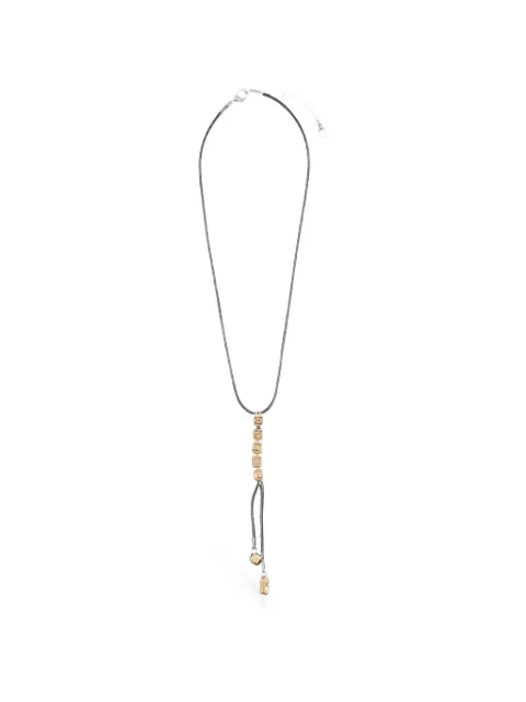 Coach pendant snake-chain necklace Silver 37581
