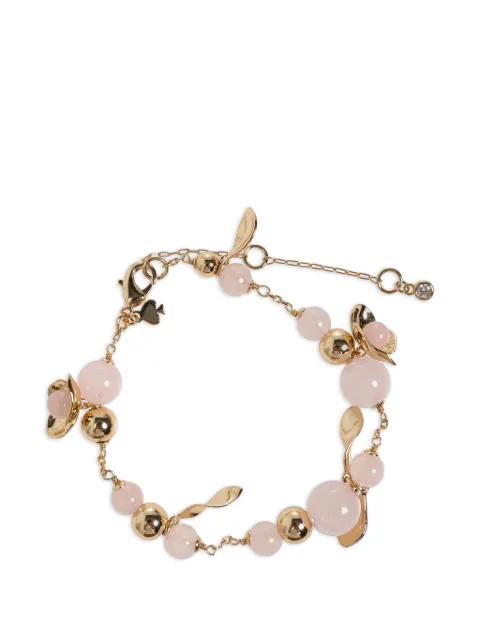 Kate Spade Gilded Garden bead-embellished charm bracelet Gold KP700