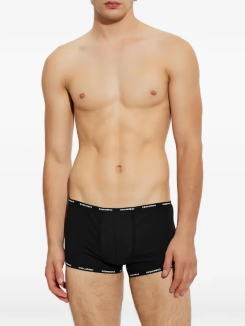 DSQUARED2 logo-trim boxers Black D9LD86440