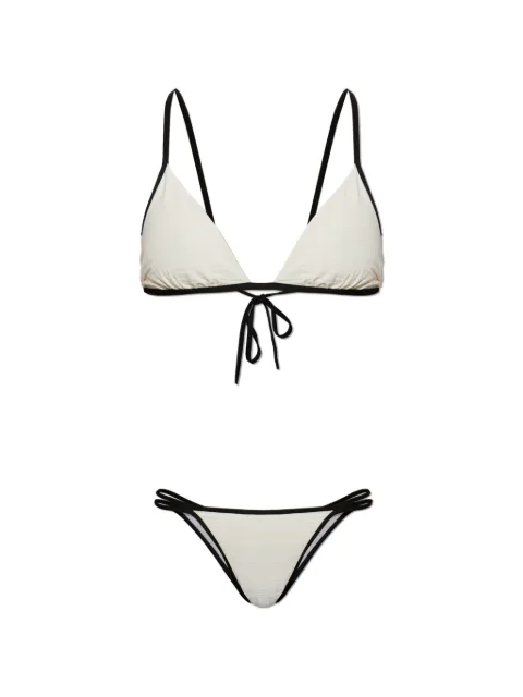 Balmain monogram lycra swimsuit Neutrals BKB872570