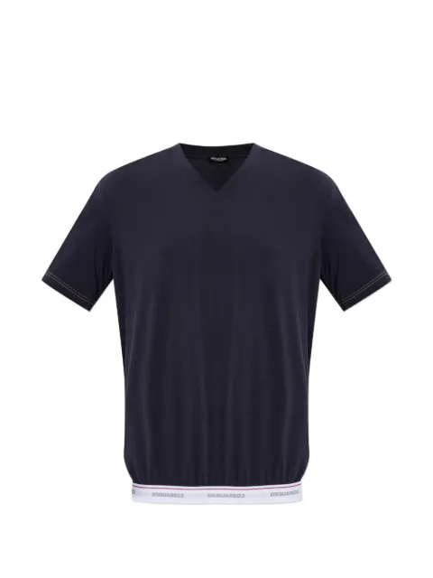 DSQUARED2 V-neck T-shirt Blue D9M936350