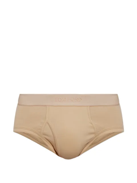 TOM FORD logo-waistband briefs Neutrals T4LC130400