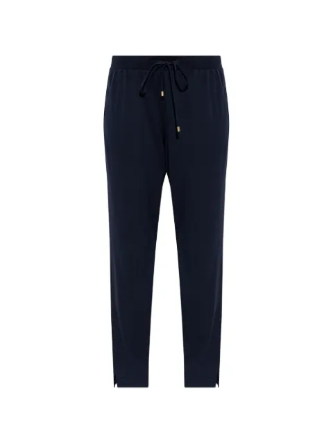 Hanro drawstring-waist trousers Blue 074846