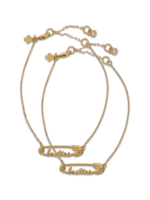 Kate Spade safety-pin besties bracelets Gold KP7050