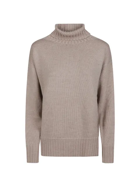 Drumohr roll-neck knitted sweater Neutrals L5MN404L