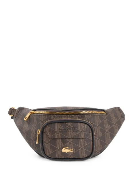 Lacoste The Blend monogram-print belt bag Brown NU5420