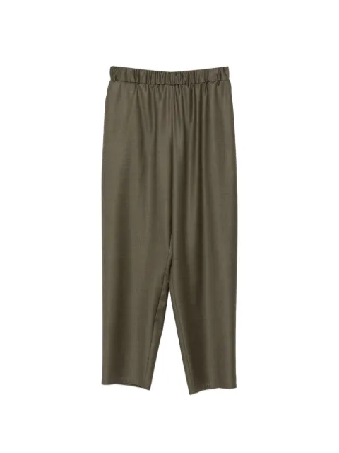 Dusan elasticated-waistband trousers Green V1508