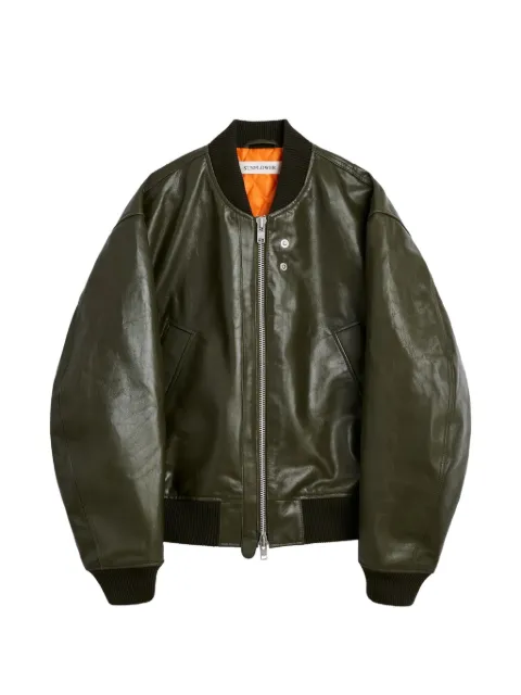 Sunflower Flight leather jacket Green 6058