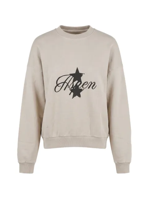ICON DENIM Aspen logo-print sweater Grey MELLIEJ8052