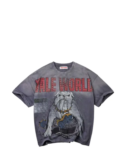 Vale Dogyard graphic-print T-shirt Grey VAL348