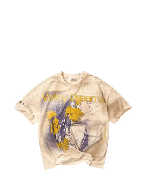 Vale graphic-print T-shirt Neutrals VAL350