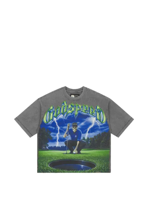 GODSPEED No Mulligans graphic-print T-shirt Grey GS648