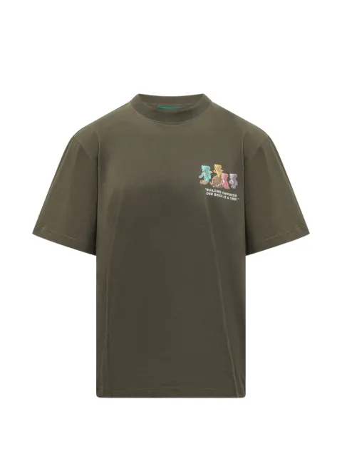BARROW graphic-print T-shirt Green F6BWUATH062